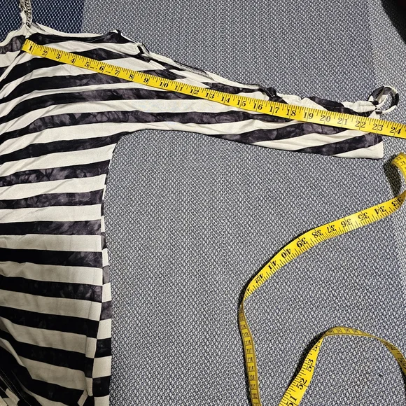 Apple Bottoms Black and White Striped Blouse - Picture 4 of 5